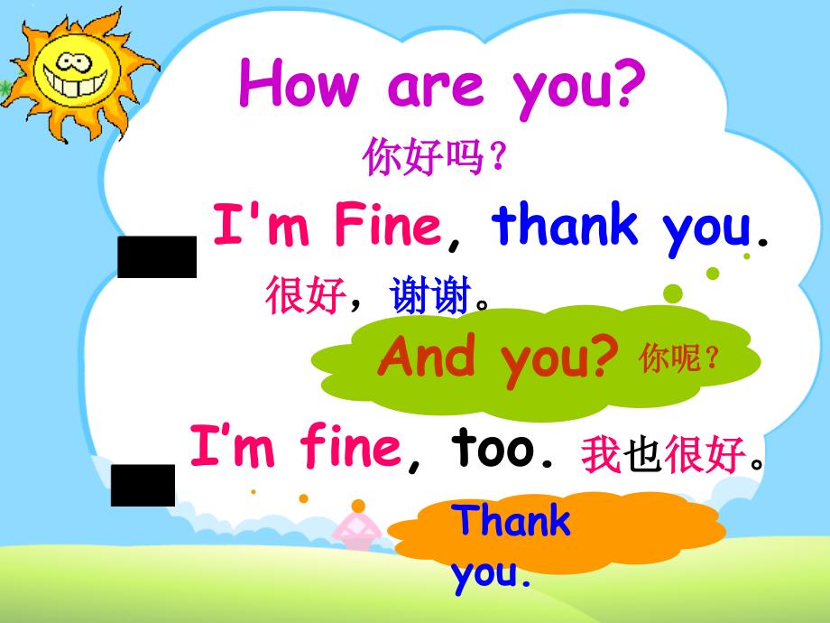 module(1) Unit 2 How are you 课件_第2页