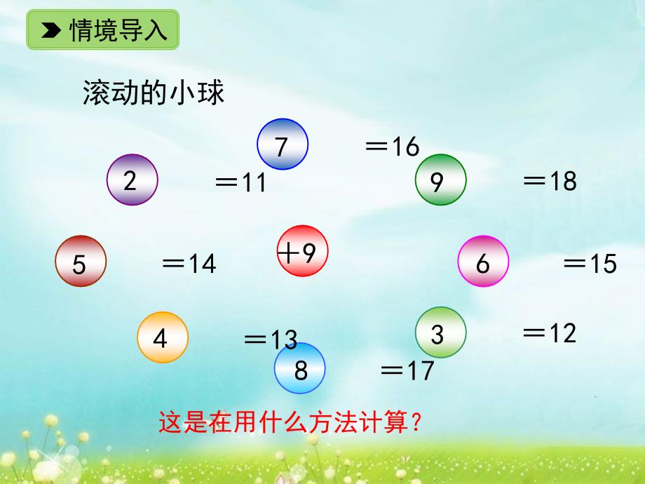 一年级下册数学课件1.1 20以内退位减法一∣浙教版 (共14张PPT)_第2页