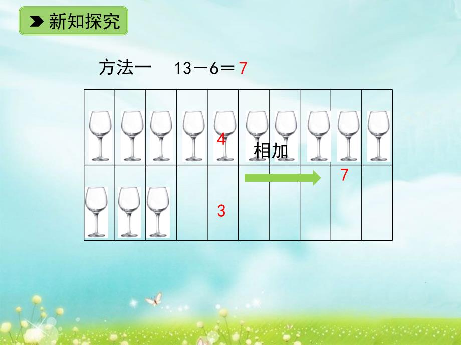 一年级下册数学课件1.1 20以内退位减法一∣浙教版 (共14张PPT)_第4页