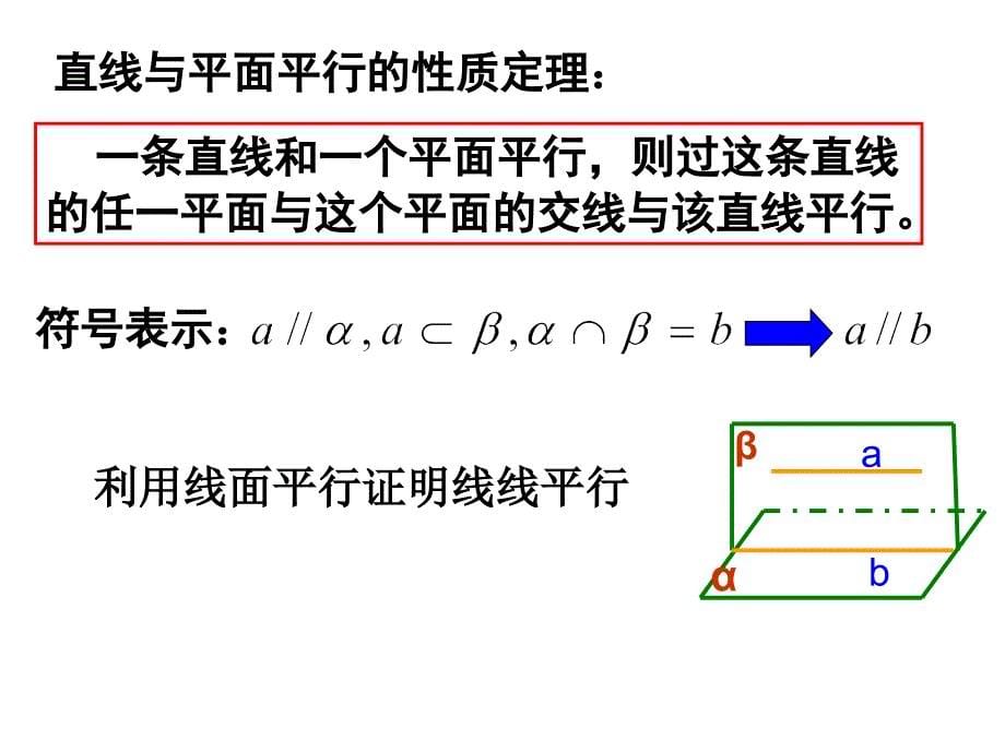 22直线与平面平行的性质_第5页