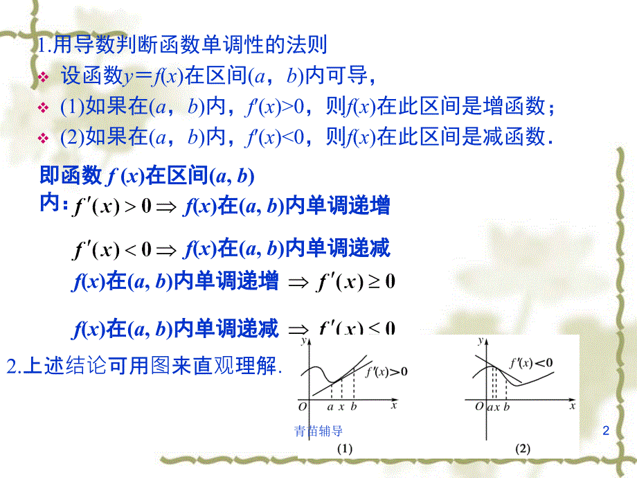 函数的单调性与导数-题型分类讲解【教师教材】_第2页