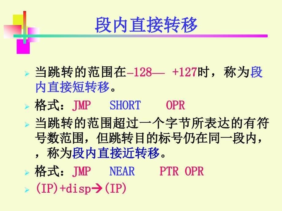 计算机软硬件设计与实践：35程序转移指令_第5页