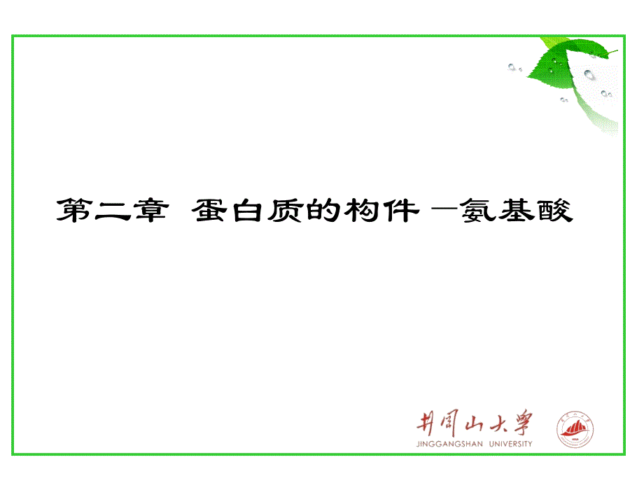 蛋白质的构件-氨基酸_第1页