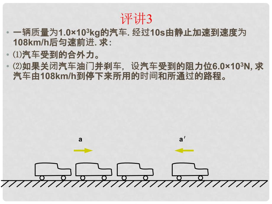 高中物理 4.5 牛顿第二定律的应用 2课件 粤教版必修1_第4页