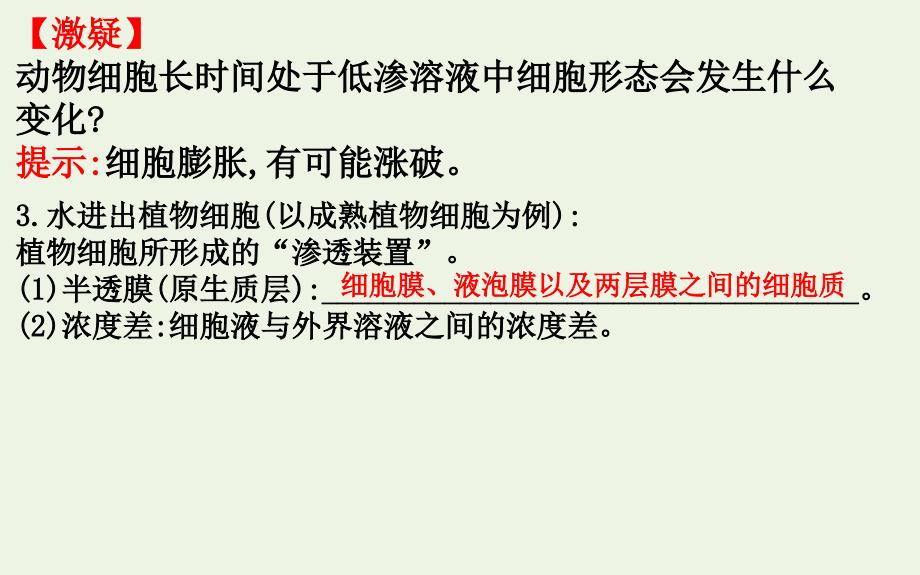 版新教材高中生物41被动运输课件新人教版必修1_第3页