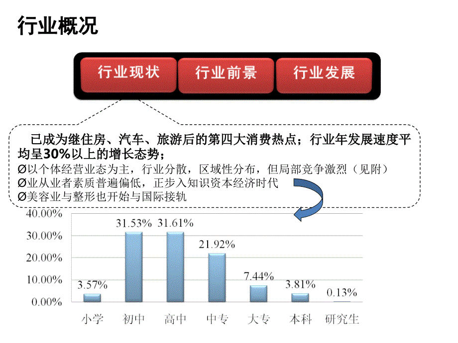 美容美体行业分析课件_第1页