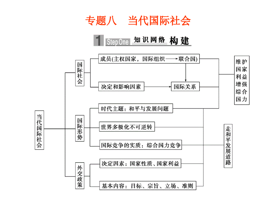 专题八当代国际社会_第1页