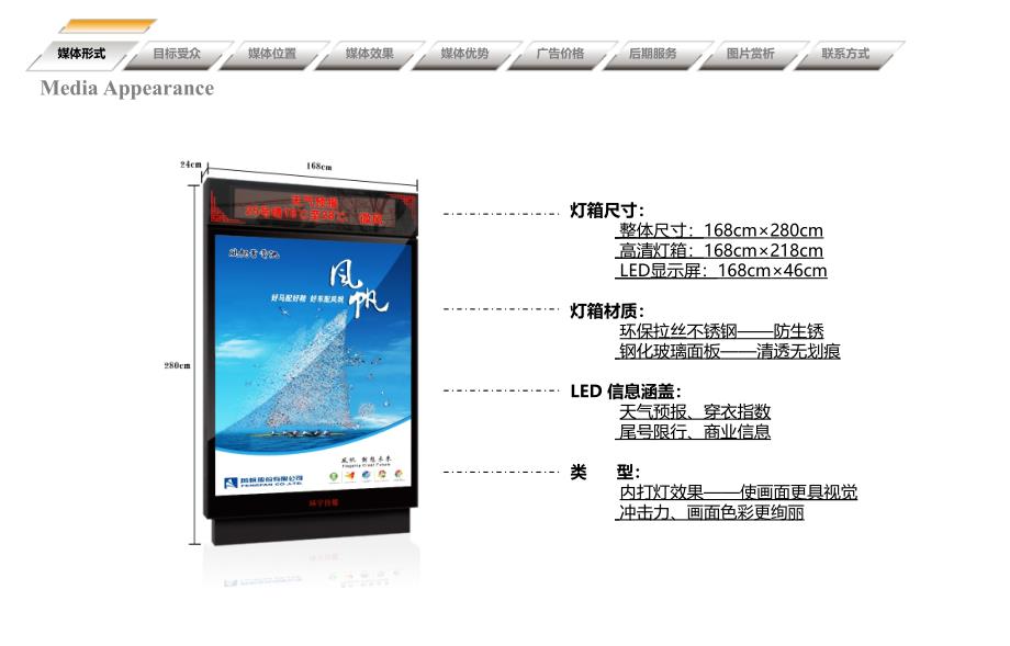 社区灯箱广告介绍别墅公寓灯箱_第3页