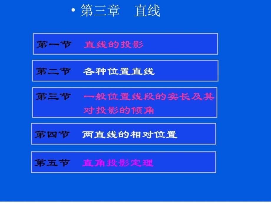 画法几何直线直线的相对位置直角投影定理直角三角性法.ppt_第2页