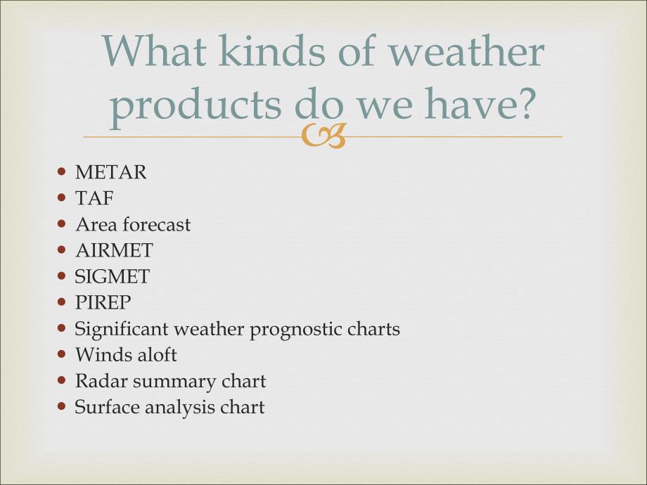 航空英语教学课件：Weather_第4页