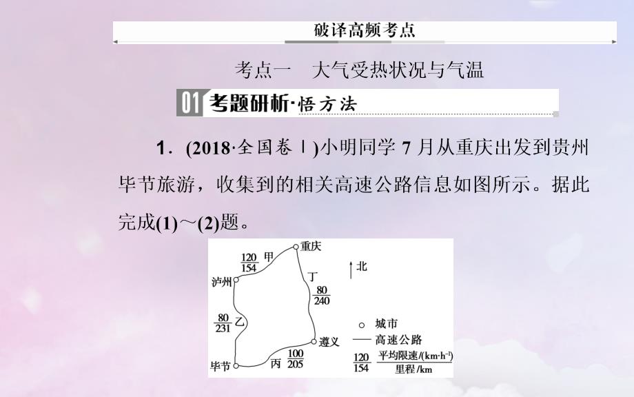 （广东专）高考地理二轮复习 第一部分 专题一 地理主体要素 第2讲 大气运动课件_第4页