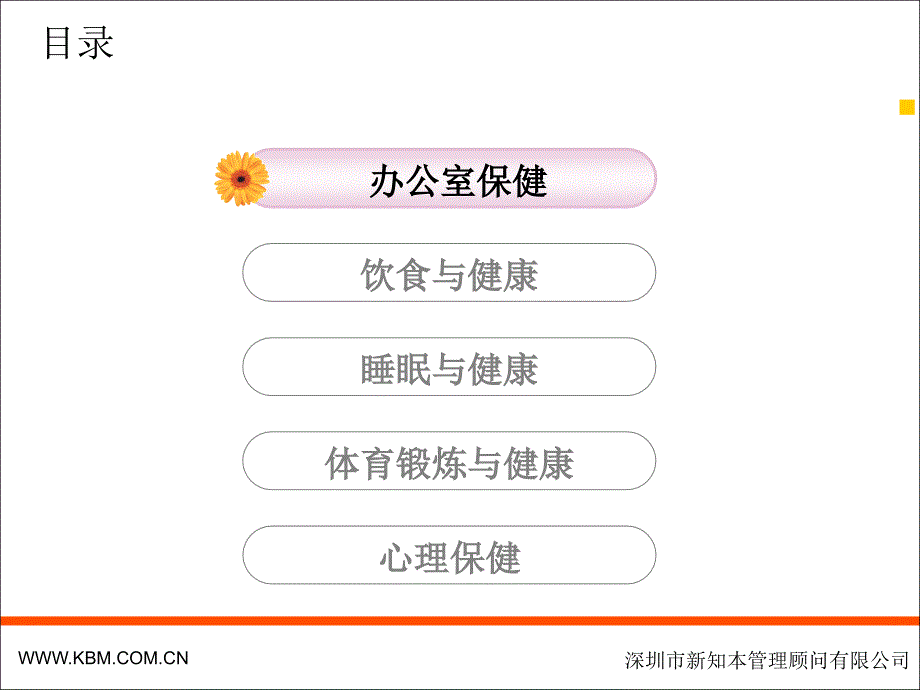 KBM公司员工健康指南.ppt_第3页