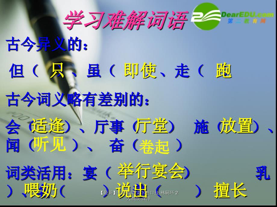 最新七年级语文下册口技林嗣环2人教版课件_第4页