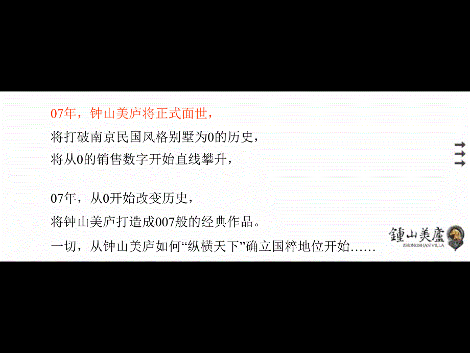 007经典《纵横天下》——世纪瑞博：南京钟山美庐民国风格别墅推广策略提案37页_第3页