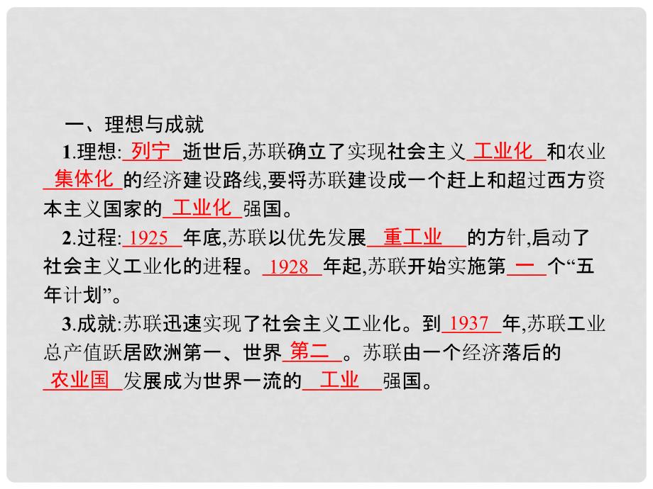 九年级历史下册 第一单元 动荡与变革 2 苏联的崛起课件 北师大版_第3页