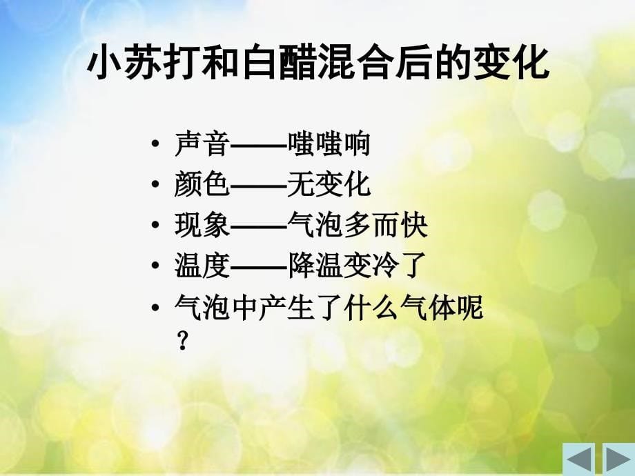 教科小学科学六下《2.4、小苏打和白醋的变化》PPT课件(2)_第5页