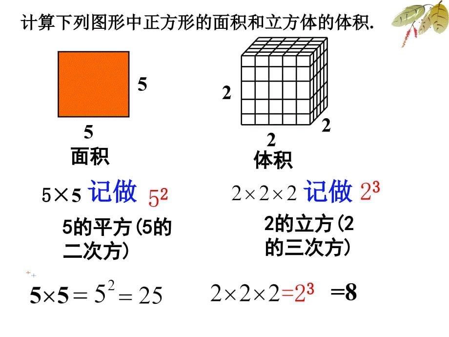 沪科版有理数的乘方_第5页