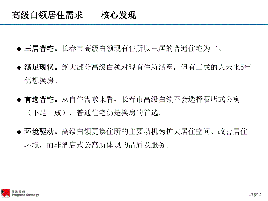 长市高级白领居住及消费需求研究报告78P_第2页