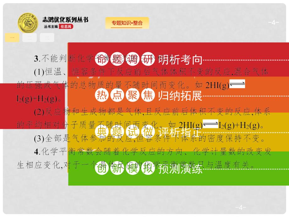 高考化学二轮复习 3.1.8 化学反应速率与化学平衡课件_第4页