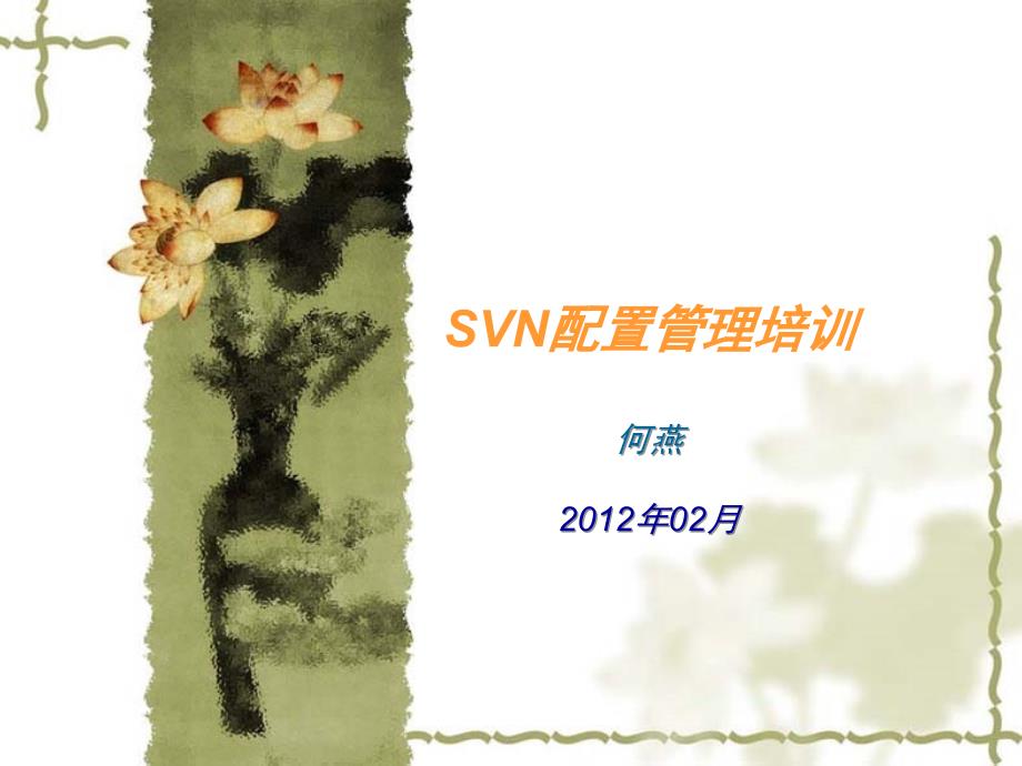 SVN使用说明详解.ppt_第1页