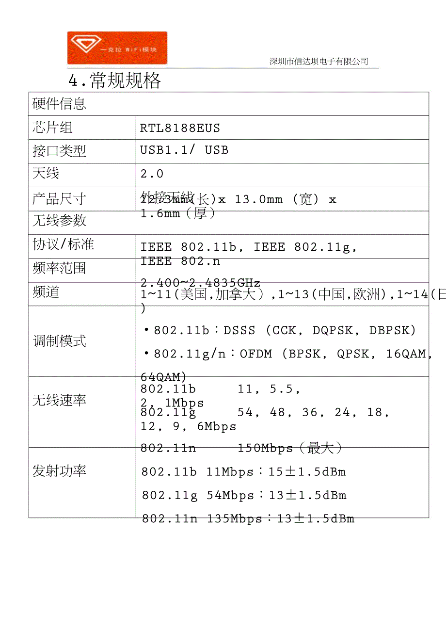 R8188EUS规格书_第3页