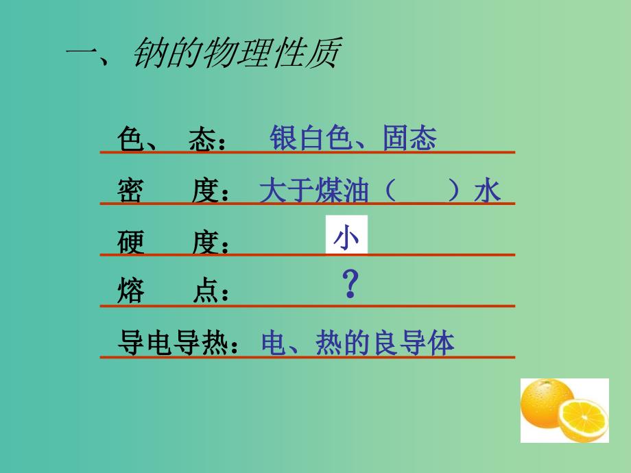 高中化学 2.2.1《钠的性质和应用》课件 苏教版必修1.ppt_第4页