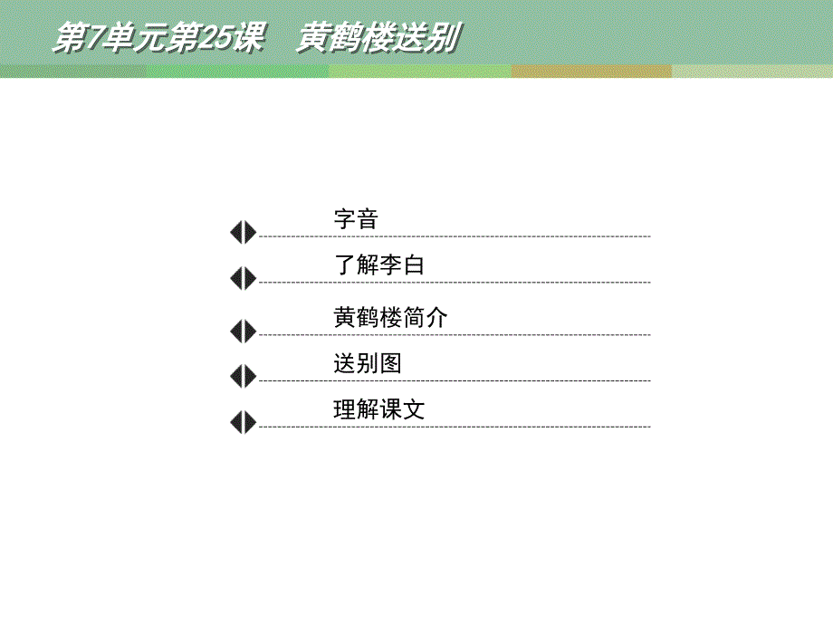 黄鹤楼送别教学课件1_第2页