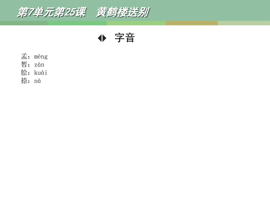 黄鹤楼送别教学课件1_第3页