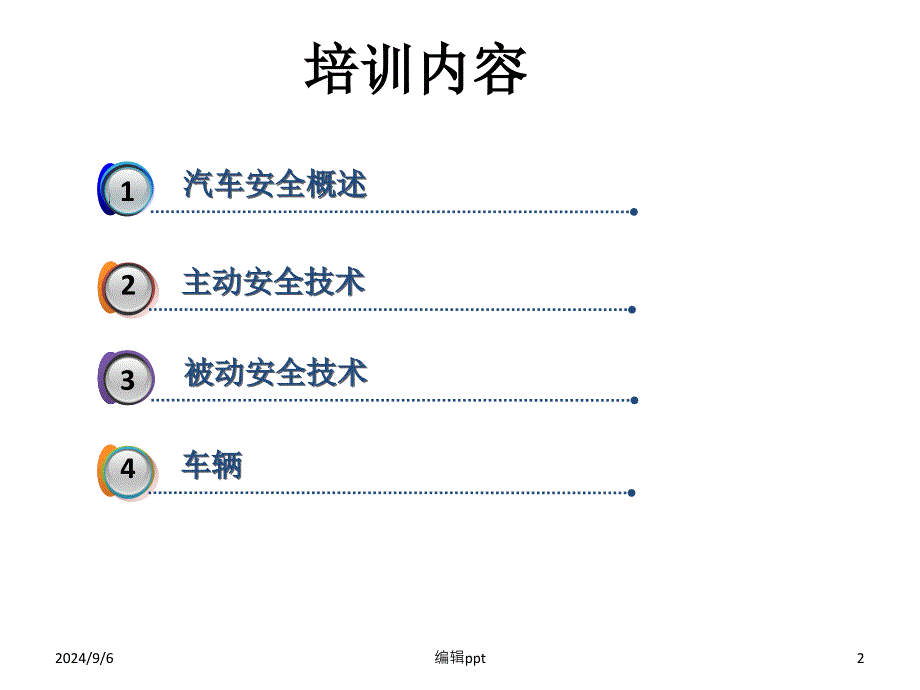 汽车主动安全与被动安全系统培训_第2页