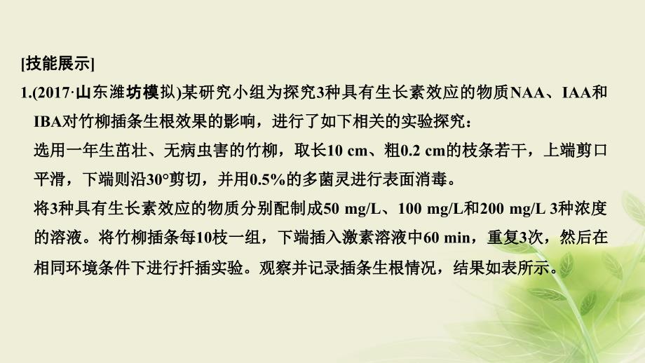 高考生物一轮复习实验素养提升6实验分析与评价课件_第2页