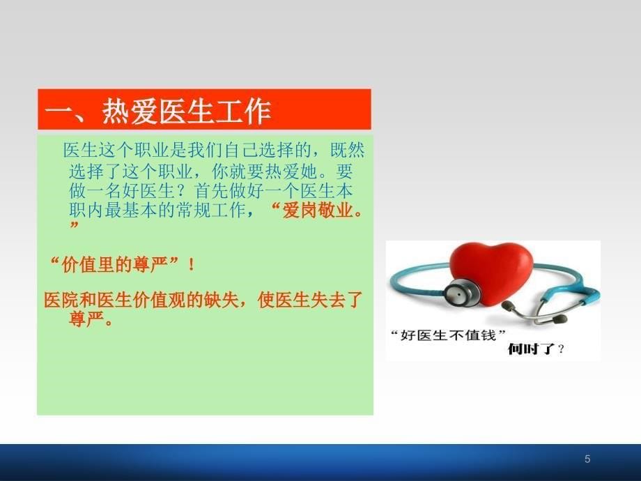 如何做一名好医生课件_第5页