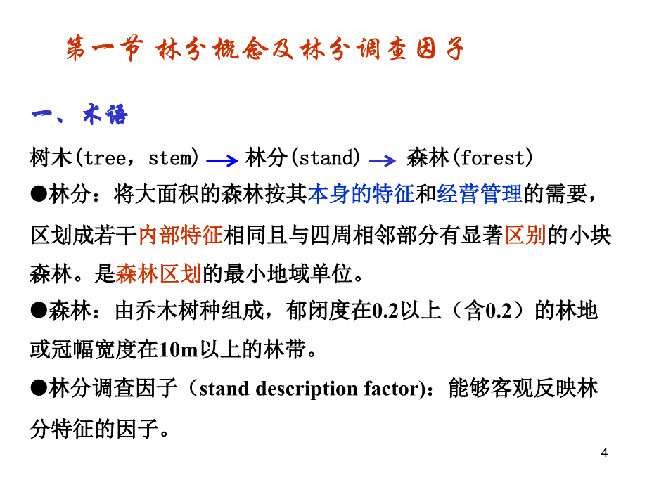 第二三章林分调查与林分结构PPT优秀课件_第4页