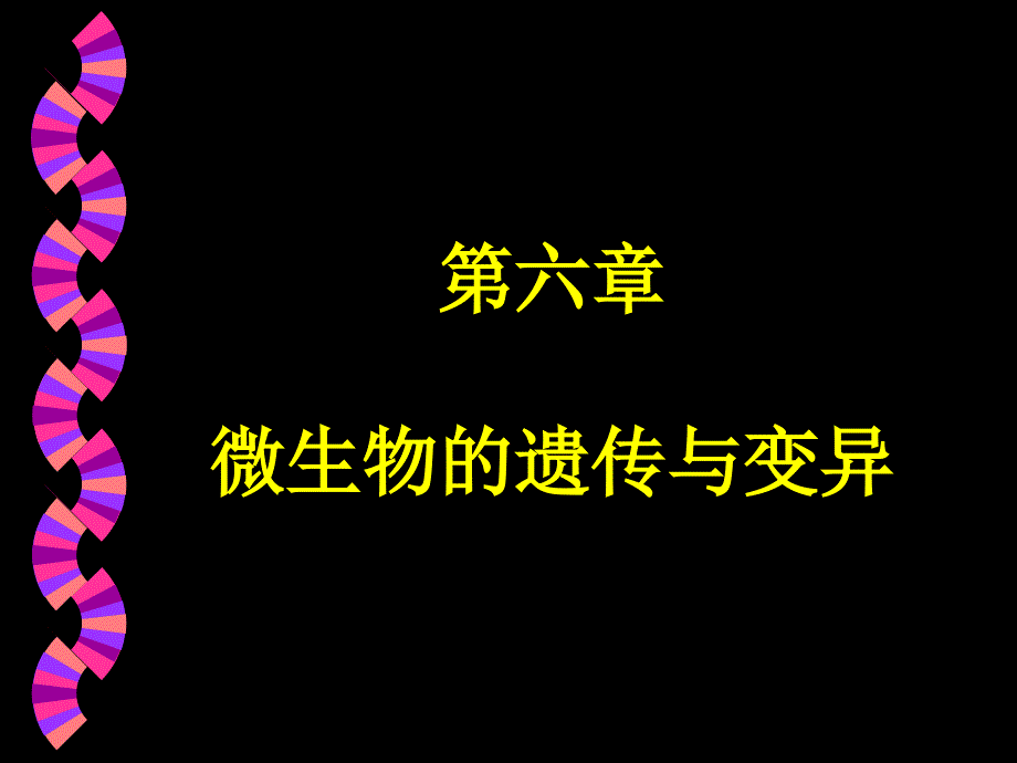 环境工程微生物学：第六章 微生物的遗传与变异_第1页