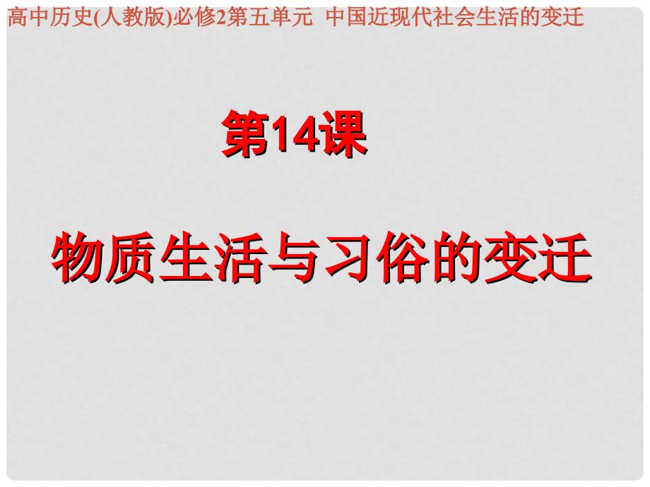 高中历史 5.1 物质生活与习俗的变迁课件29 新人教版必修2_第1页