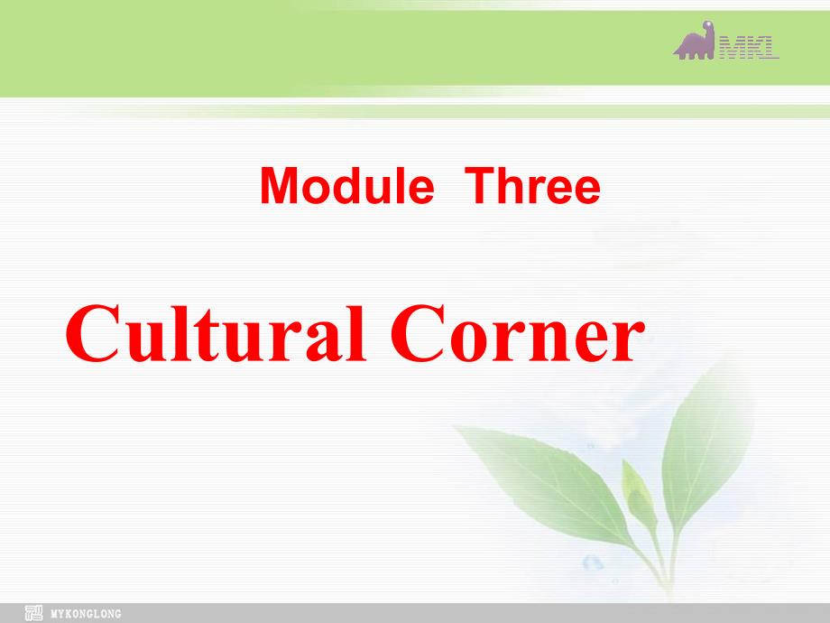 高中英语Module3corner课件_第1页