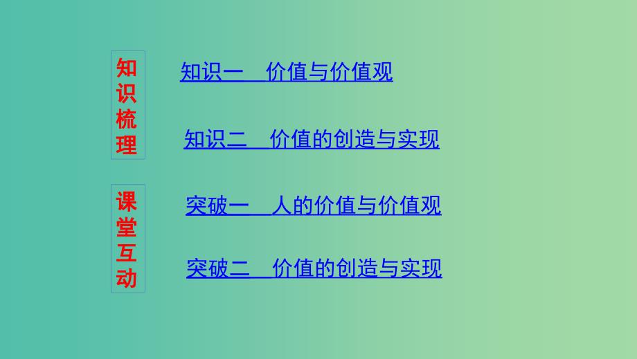 浙江专用2020版高考政治大一轮优选第四单元认识社会与价值选择第十二课实现人生的价值课件新人教版必修4 .ppt_第2页