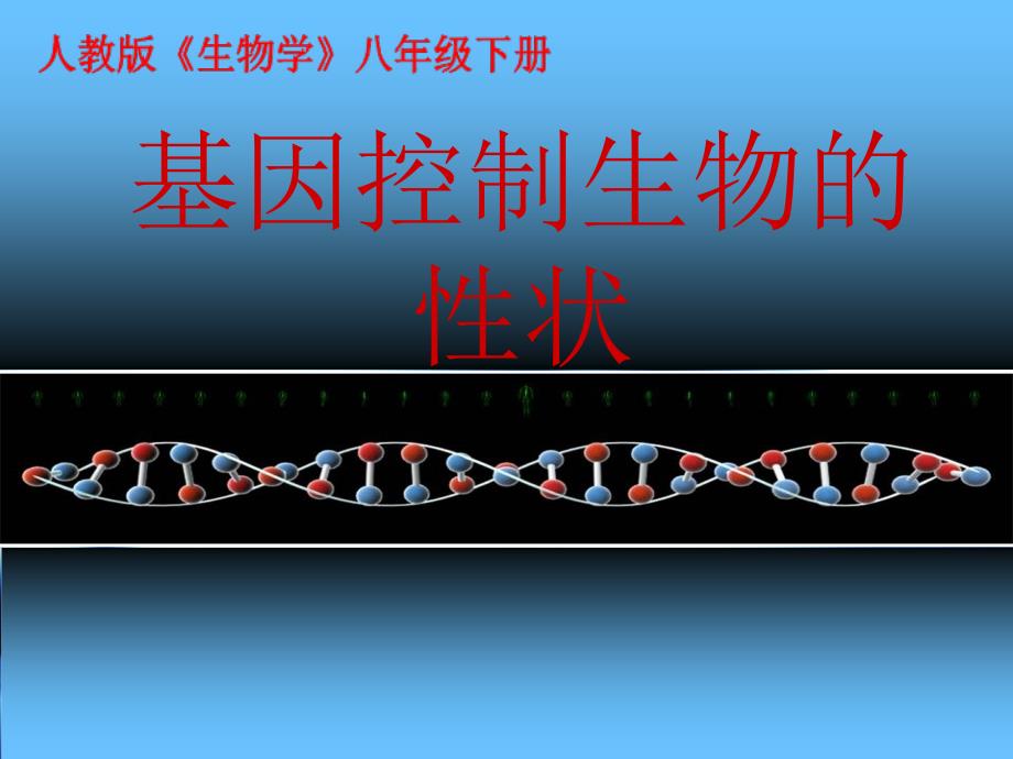 《基因控制生物性状》PPT课件.ppt_第1页