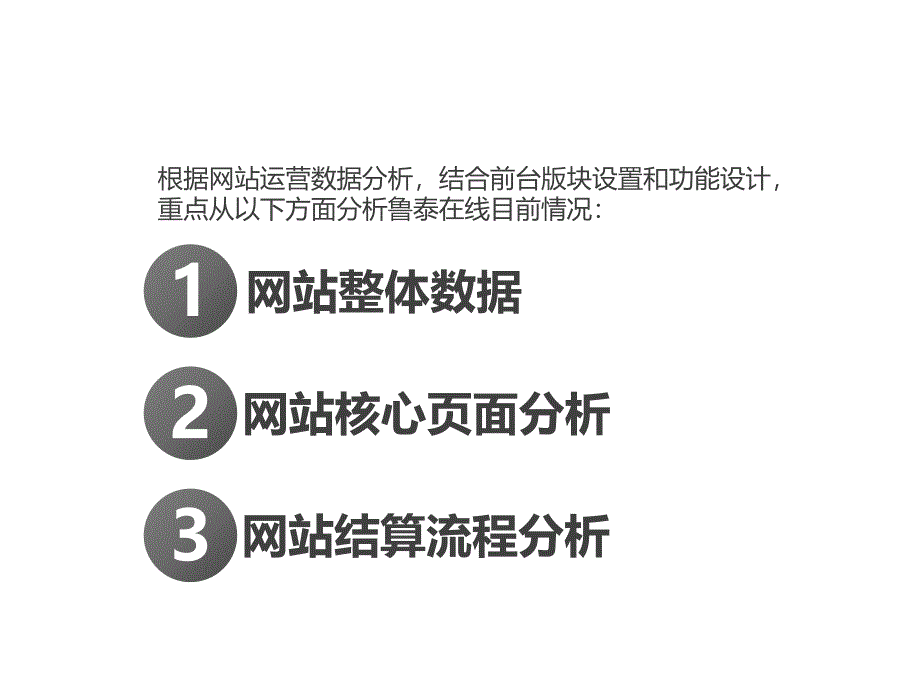 鲁泰在线网站转化分析讲座PPT_第1页