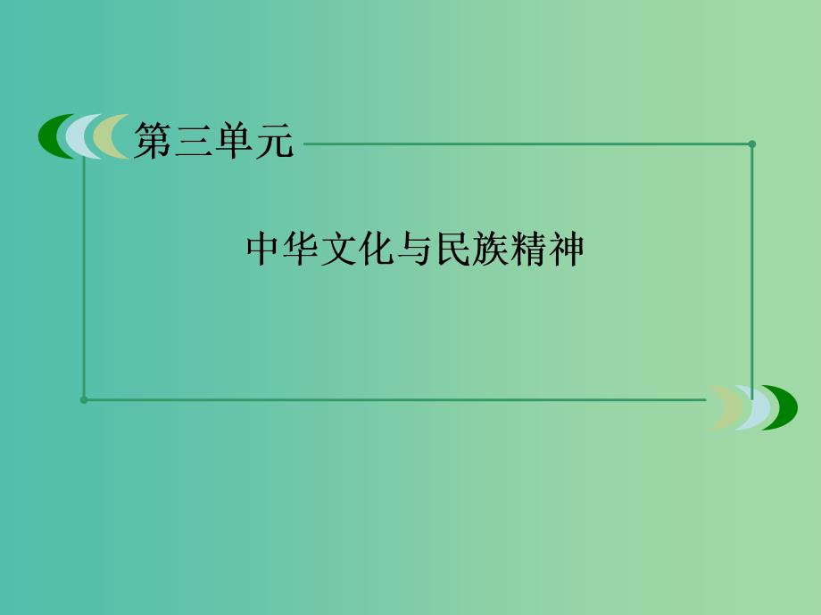 高中政治 第7课《我们的民族精神》课件 新人教版必修3.ppt_第2页