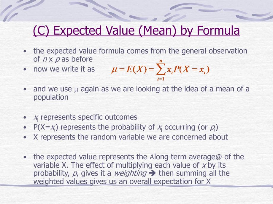 69 – Discrte Random Variables Mean and Standard Deviation69–离散随机变量的均值与标准差_第4页