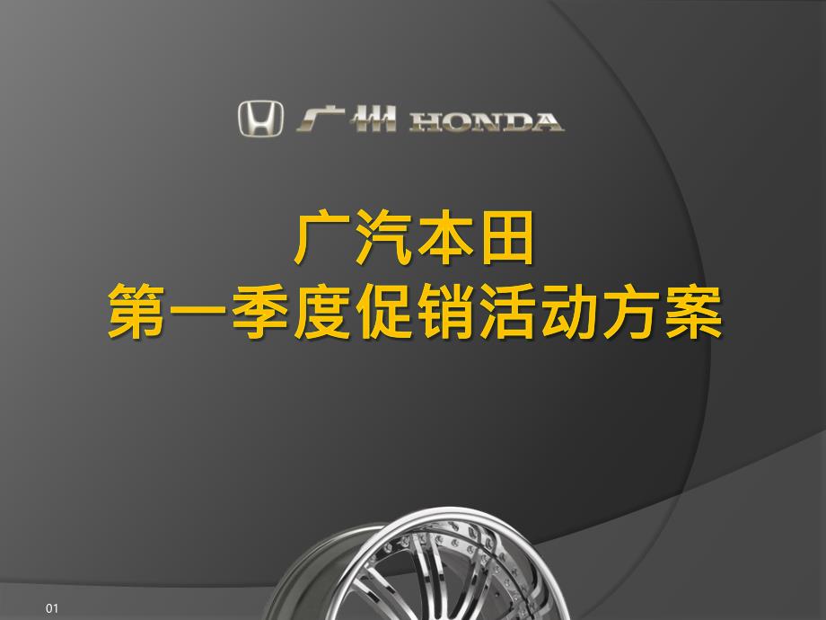 广汽本田一季度汽车营销方案_第1页