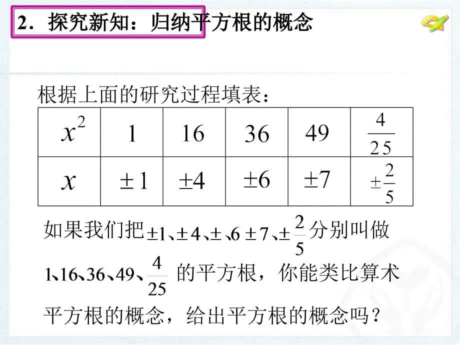 李宝龙61平方根(第3课时)课件人教版七年级下_第5页