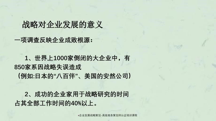 企业发展战略策划高级商务策划师认证培训课程_第5页