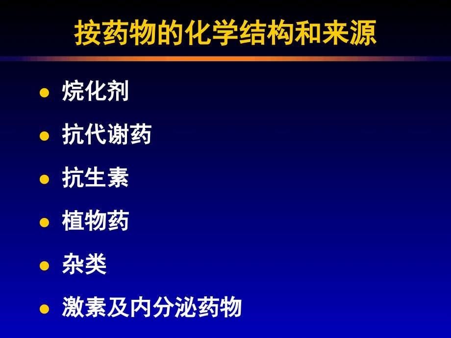 常见化疗药物的使用顺序及机理课件_第5页