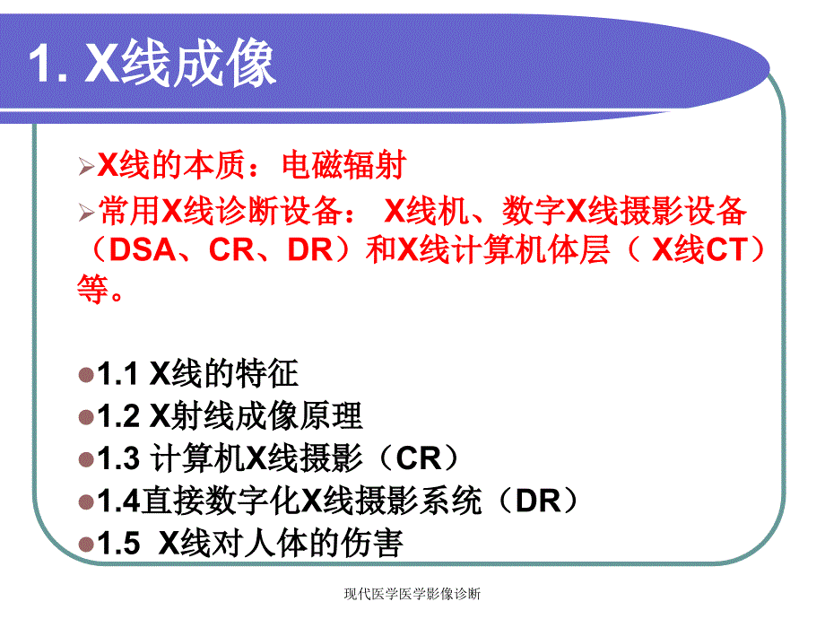 现代医学医学影像诊断课件_第2页