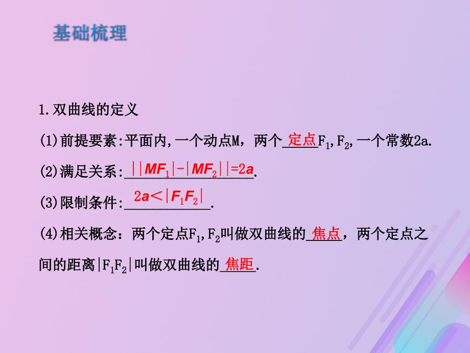 高中数学第二章圆锥曲线与方程2.2.1双曲线及其标准方程课件10新人教B版选修11_第2页