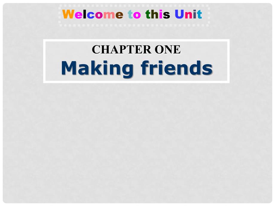 七年级英语上册chapter1 Making friends Reading A课件 牛津深圳版_第1页