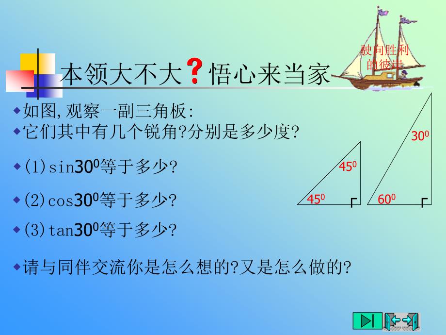 课件12304560角的三角函数值_第3页