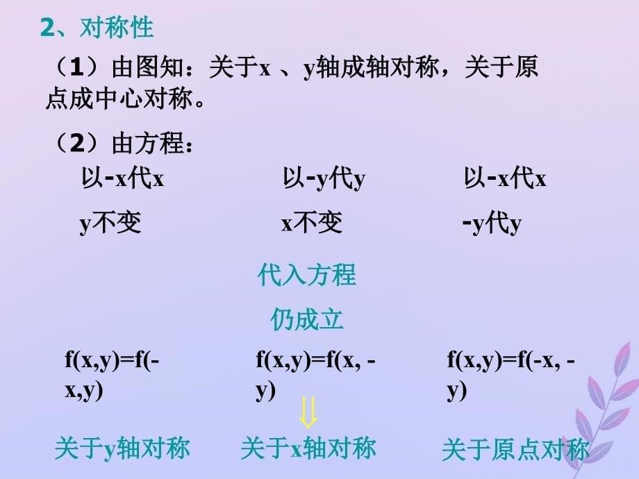 2018年高中数学 第三章 圆锥曲线与方程 3.1.2 椭圆的简单性质课件3 北师大版选修2-1_第5页