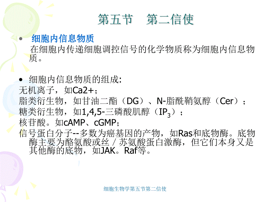 细胞生物学第五节第二信使课件_第1页
